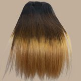 Kit Extensions à Clips Straight Ombre Brun Chocolat Blond 120 gr Ombre Brun Chocolat Blond 120 Gr