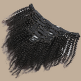 Kit Extensions à Clips Afro Curly Noir 120 gr Noir 120 Gr