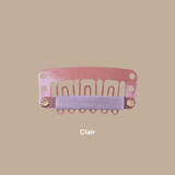 Paquet de 6 clips Clair