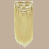 Kit Extensions à Clips Straight Blond Platine Blond Platine 120 Gr