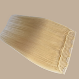 Extension à Clips Straight Blond Platine Mono Bande Maxi Volume Blond Platine